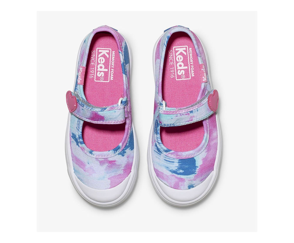 Kids Keds Slip Ons - Harper - White/Pink - 2356-CWYEL